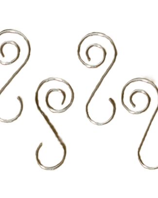 Kerstbalhaakjes - 40x st - zilver - 3.5 cm - kerstboomhaakjes