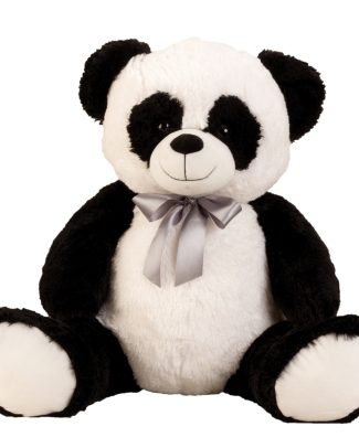 Panda beer knuffel van zachte pluche - 55 cm zittend/80 cm staand