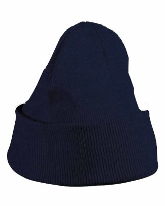 Myrtle Beach Basic winter muts voor kinderen - donkerblauw - Acryl