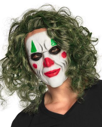 Latex Masker met haar De Schurk