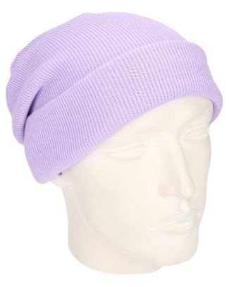 Beechfield Wintermuts - lila paars - one size - acryl - volwassenen - muts