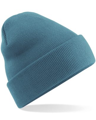 Beechfield basic winter muts/beanie - Airforce blauw - acryl - volwassenen - Winter Essentials/acces