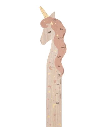 Atmosphera Kindermeetlat Eenhoorn - groeimeter - 50 tot 140 cm - hout -