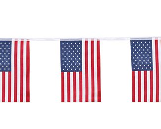 Polyester Vlaggenlijn USA - 4mtr