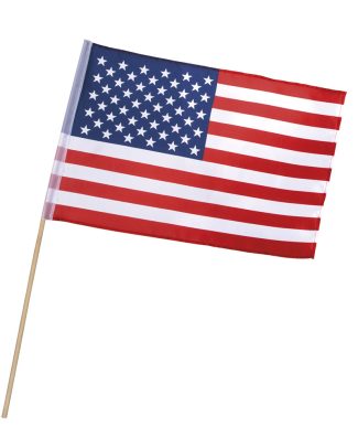 Polyester Zwaaivlag USA - 30x45cm