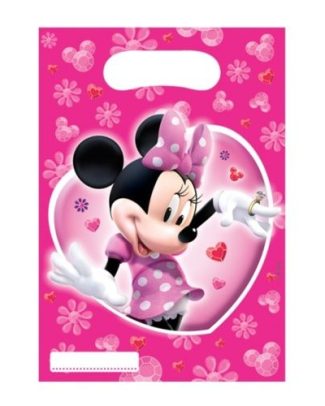 Minnie Mouse Party feestzakjes - 6 stuks