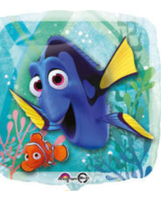 Folieballon Finding Dory Vierkant - 45cm