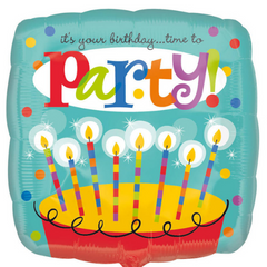 Time to Party! Verjaardagsballon