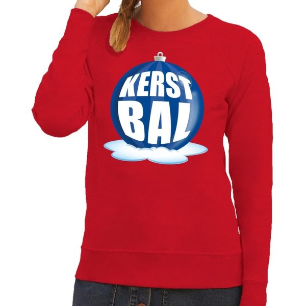 Foute kersttrui / sweater coole kerstbal groen voor jongens