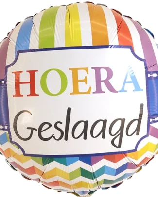 Hoera geslaagd ballon