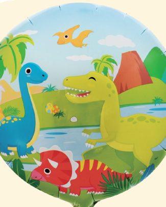 Vrolijke Dino Vrienden ballon