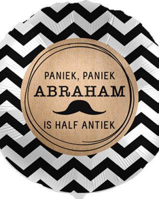Paniek, paniek Abraham is half antiek