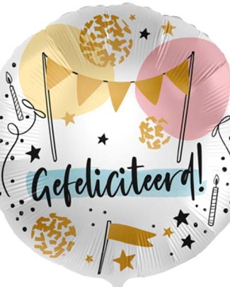 Heliumballon Gefeliciteerd party