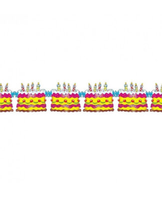 Verjaardag taart feest slinger verjaardag 3 meter