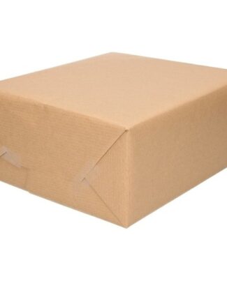 3x Inpakpapier/cadeaupapier kraft bruin rollen 500 x 70 cm