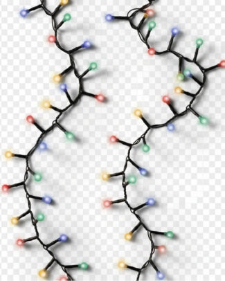 Lumineo Lichtsnoer - 500 LED lampjes - gekleurd - cherry - twinkle - met afstandsbediening - kerstve