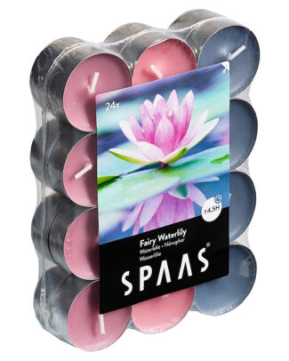 Geurtheelichtjes/waxinelichtjes - 24x - Fairy Waterlily - 4,5 branduren