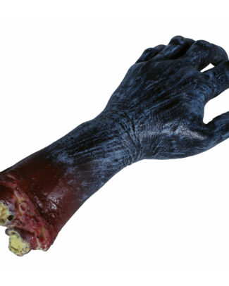 Horror nep afgehakte zombie hand - bebloede lichaamsdelen/ledematen - 30 cm - Halloween decoraties