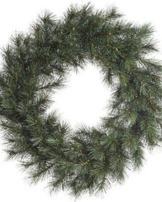 Decoris Kerstkrans - Malmo - groen - 50 cm - deur/poort