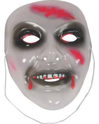 Zombie vrouw masker - Halloween / Horror verkleed accessoires