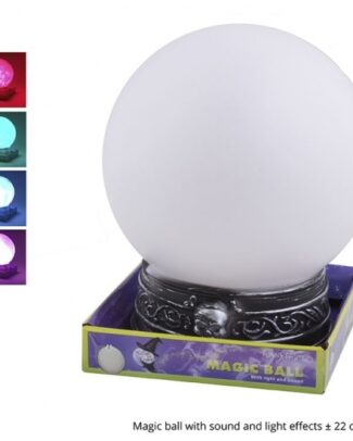 Magische bol met licht en geluid 22 cm