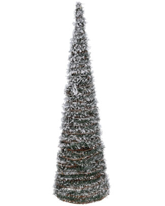 Kerstverlichting kegel - LED - kerstboom - lamp - 80 cm - groen