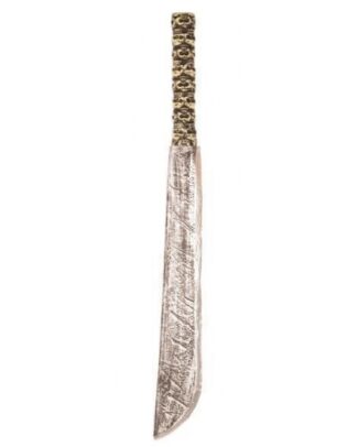Kapmes verkleed zwaard met schedels - 75 cm - volwassenen - Halloween wapens accessoires