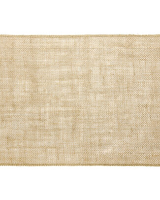 2x Kerst thema jute tafellopers 28 x 500 cm