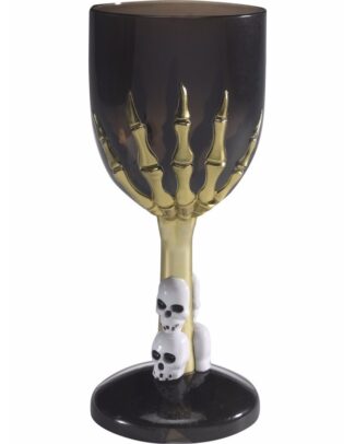 Horror kelk - beker - zwart - Gotisch - Halloween - wijnglas - drinkbeker - horror