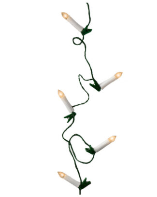 Kerstboomverlichting - lichtsnoer - 30 kaarsen - warm wit - 725 cm - kerstversiering